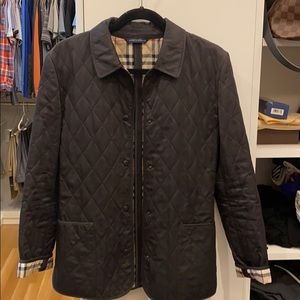 Burberry black lightweight quilted jacket